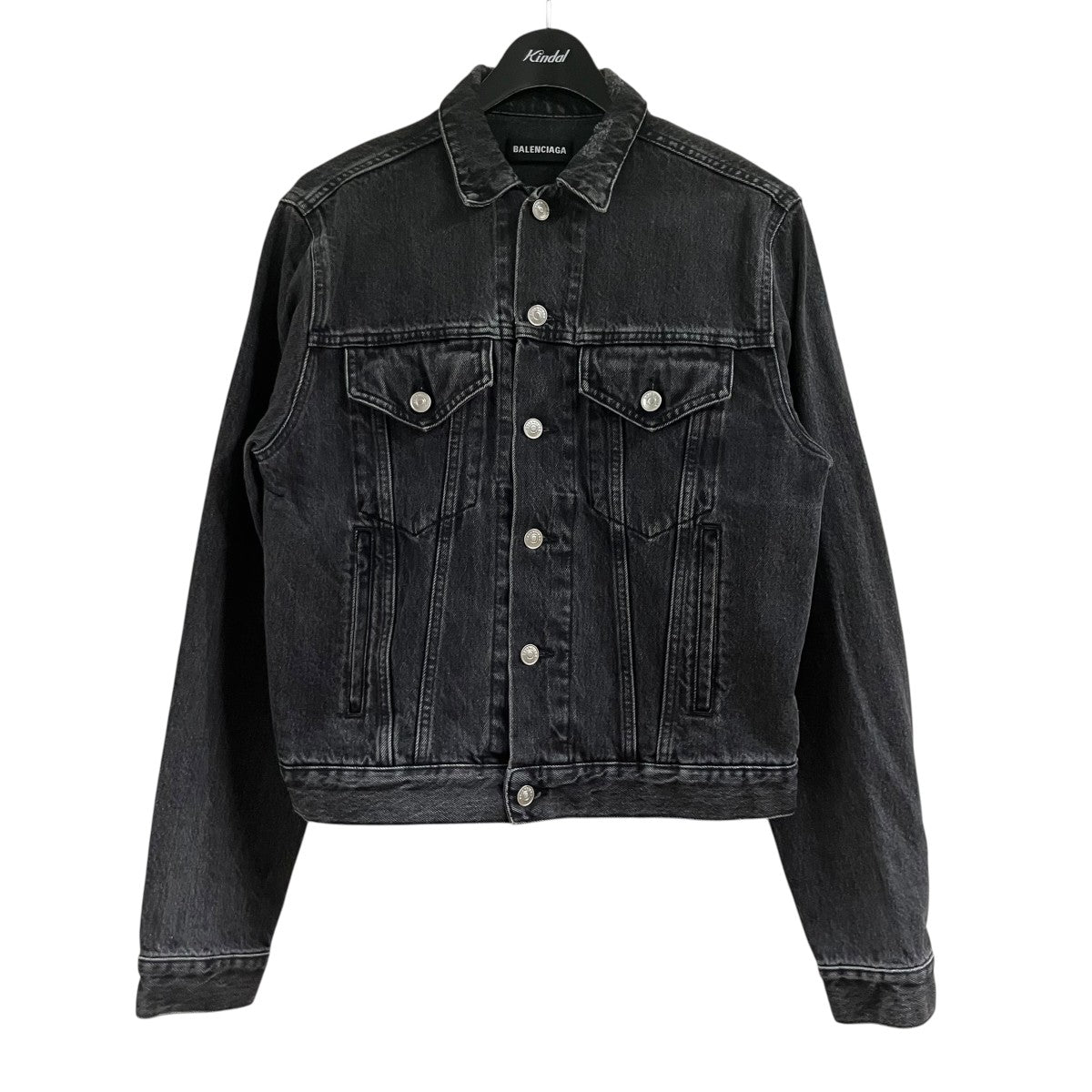 BALENCIAGA ダメージ加工デニムジャケット 古着・中古-1枚目のアイテム画像