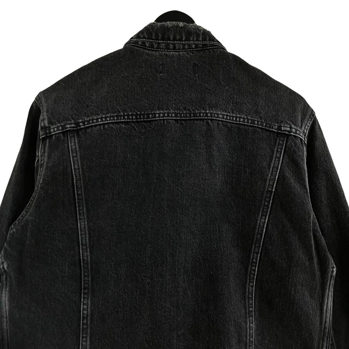 BALENCIAGA ダメージ加工デニムジャケット 古着・中古-4枚目のアイテム画像
