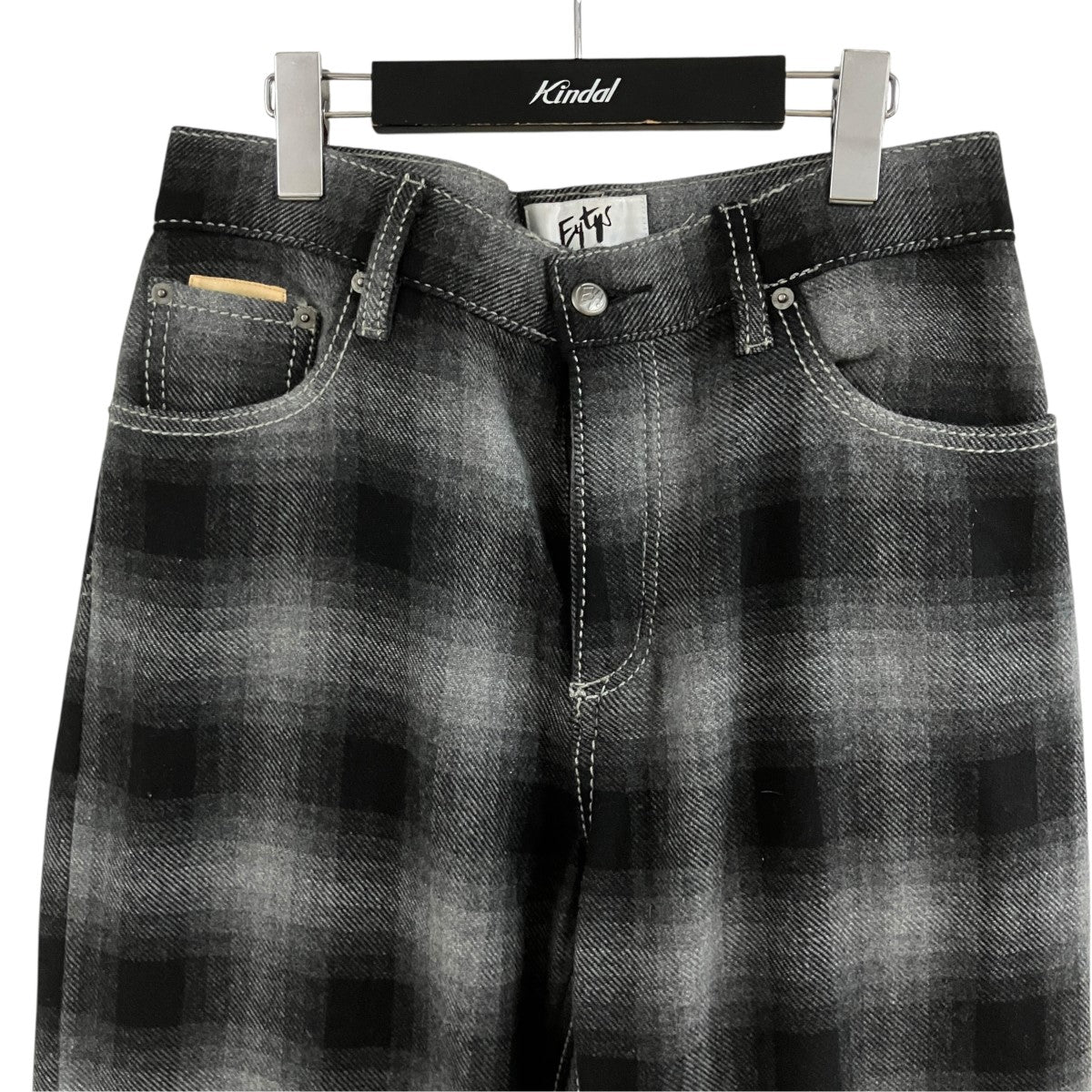 Eytys ウールチェックパンツ 古着・中古-2枚目のアイテム画像