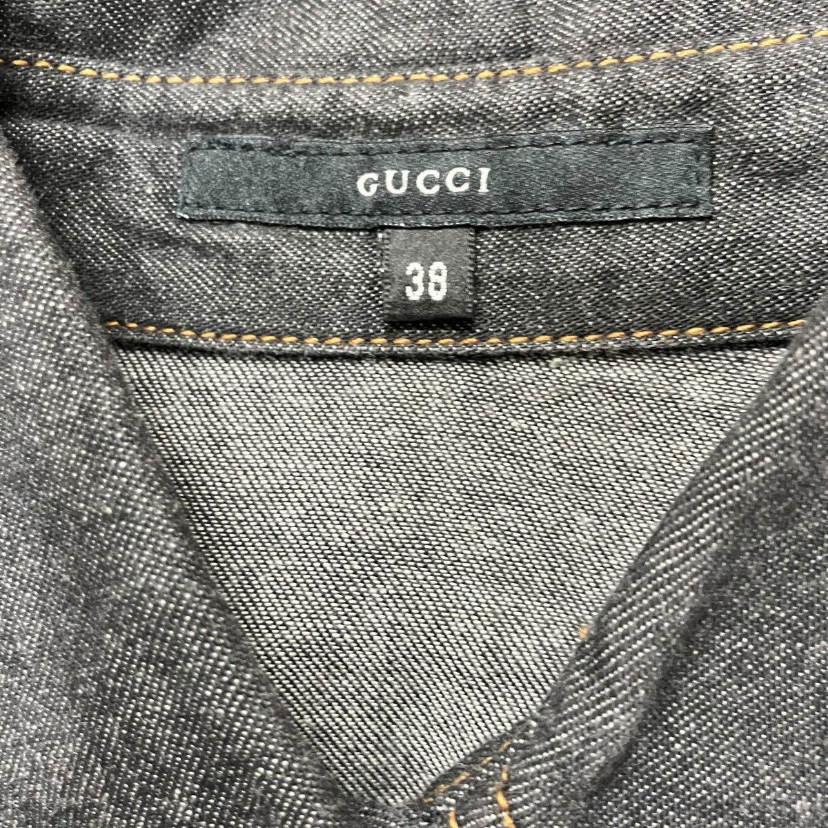 GUCCI デニムシャツ 古着・中古-5枚目のアイテム画像