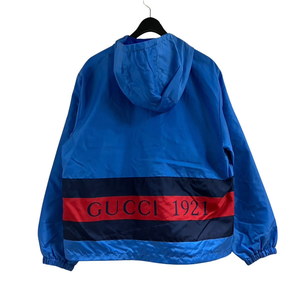 GUCCI バックロゴナイロンジャケット 古着・中古-3枚目のアイテム画像