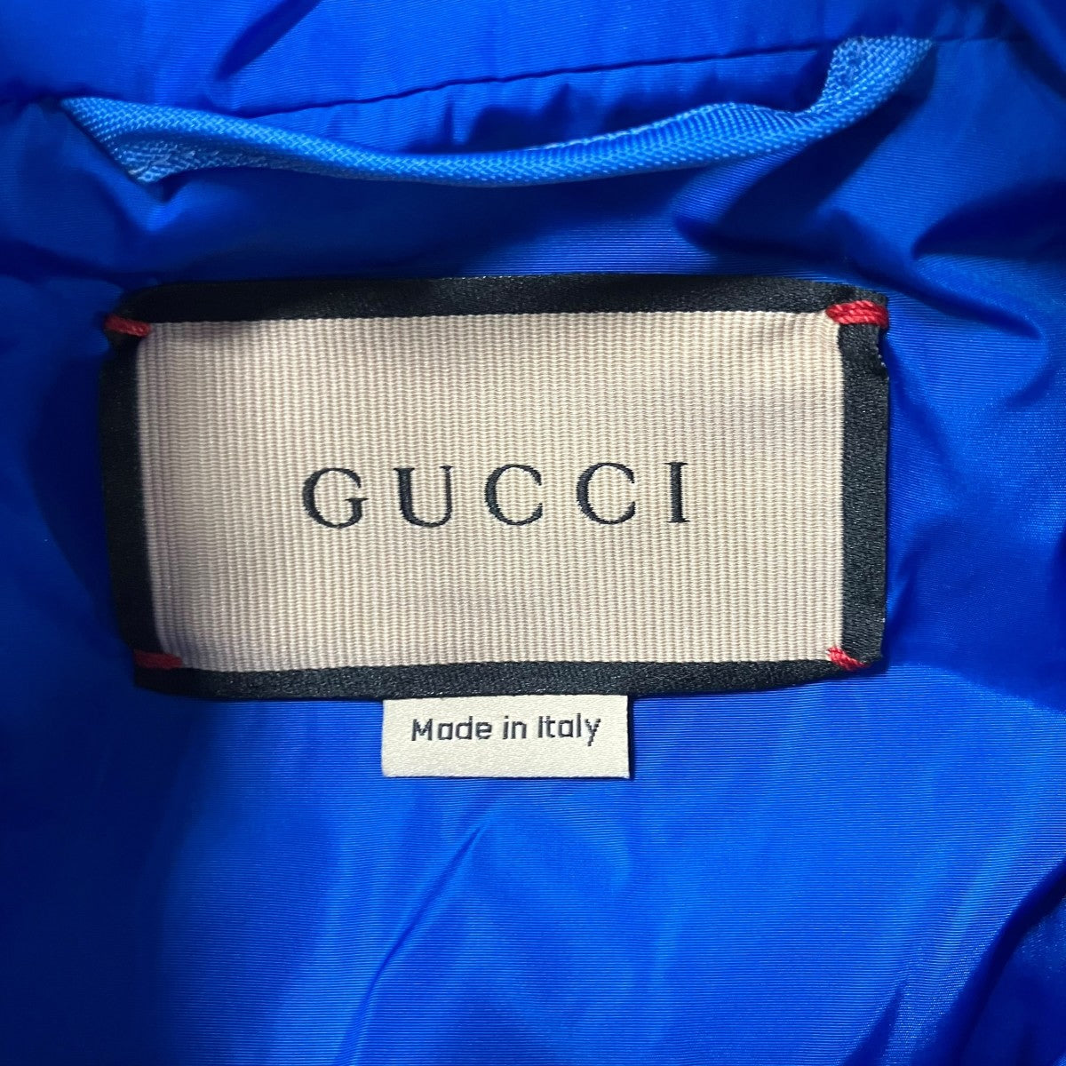 GUCCI バックロゴナイロンジャケット 古着・中古-5枚目のアイテム画像