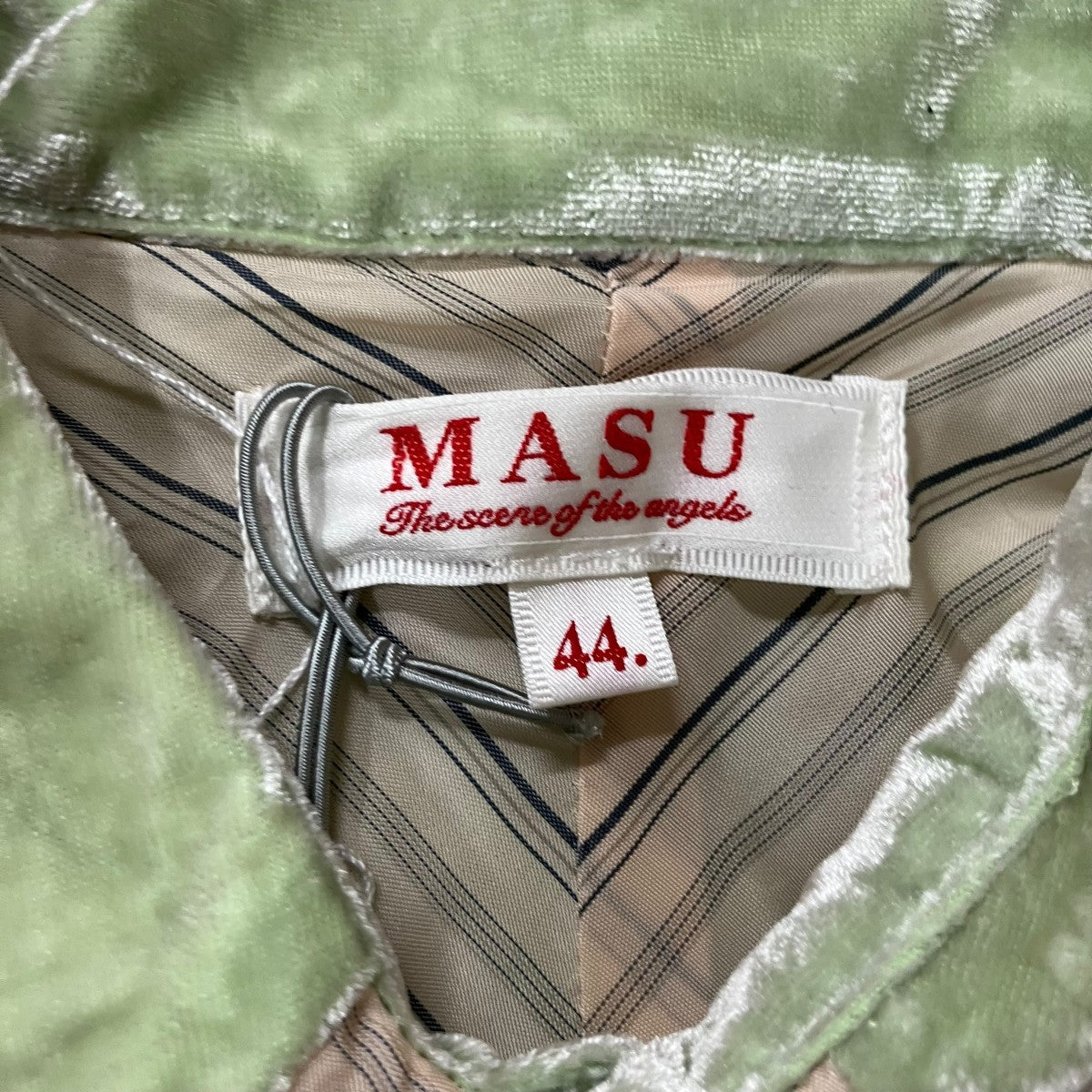 MASU ベロアシャツ 古着・中古-5枚目のアイテム画像