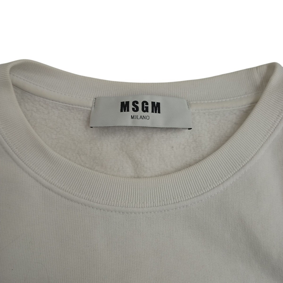 MSGM スパンコールロゴスウェットトレーナー 古着・中古-3枚目のアイテム画像