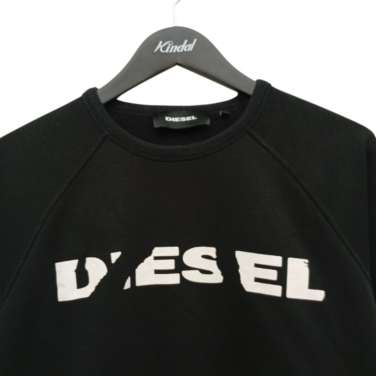 DIESELトレーナー中古品 DIESEL(ディーゼル) ロゴスウェットトレーナー ブラック サイズ L