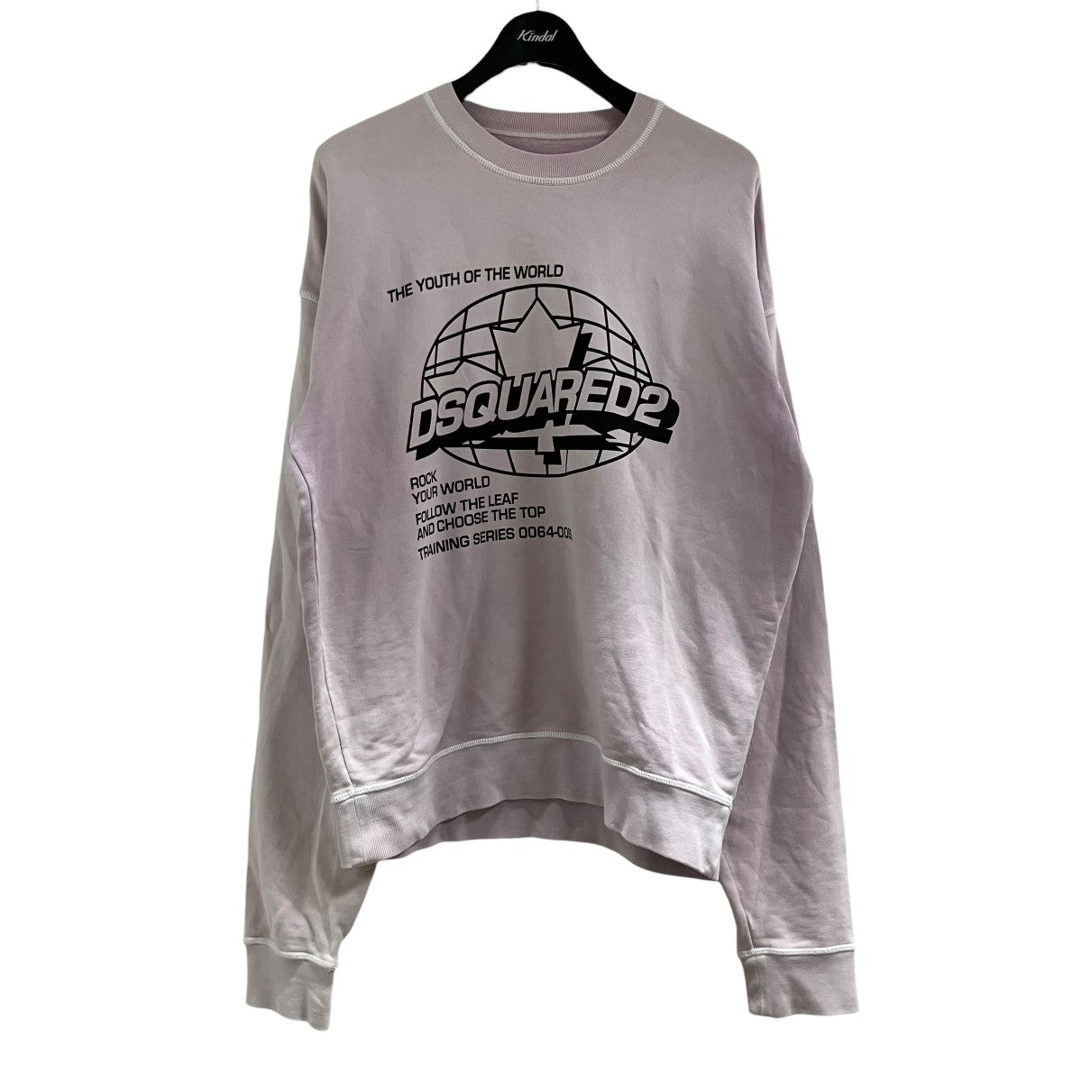 DSQUARED2 ロゴクルーネックスウェット 古着・中古-1枚目のアイテム画像