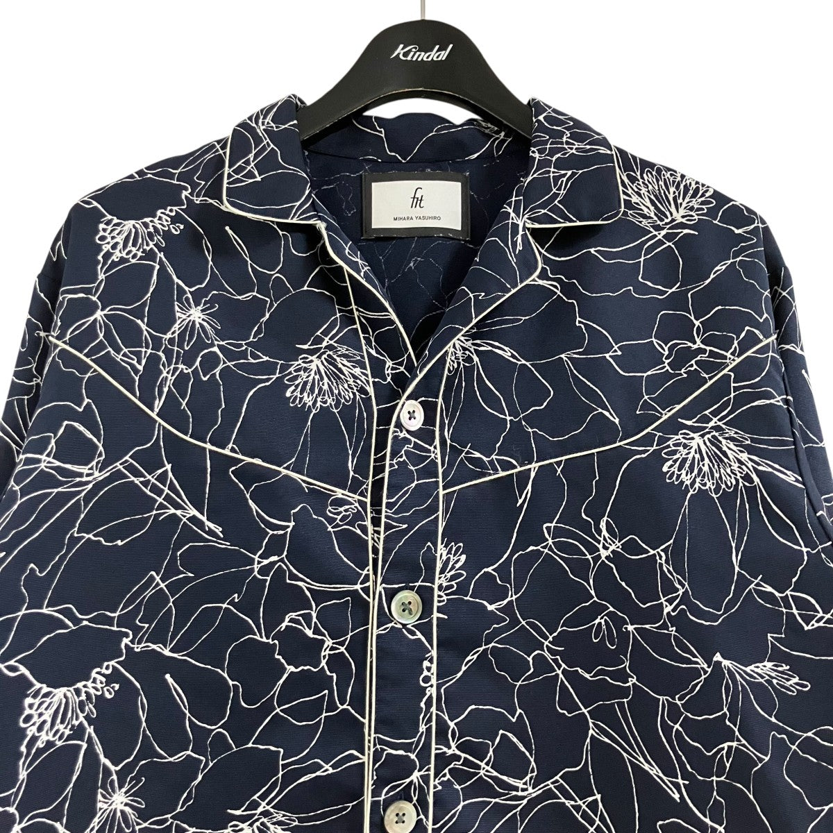FIT MIHARA YASUHIRO オープンカラーシャツ 古着・中古-2枚目のアイテム画像