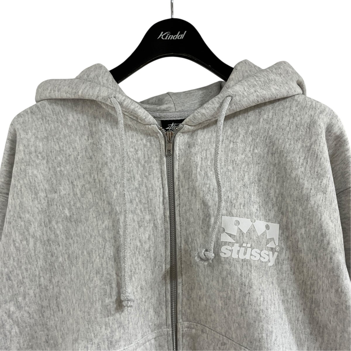 stussy 裏起毛ジップアップパーカー 古着・中古-2枚目のアイテム画像