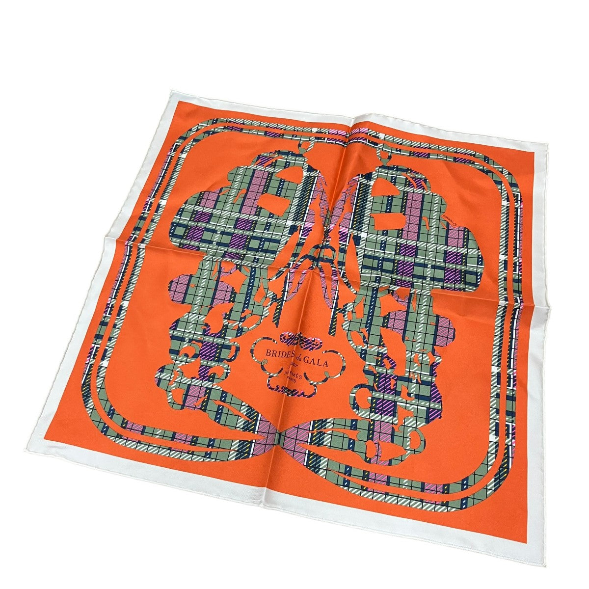 HERMES ブリッド・ドゥ・ガラ シルクスカーフ 古着・中古-1枚目のアイテム画像