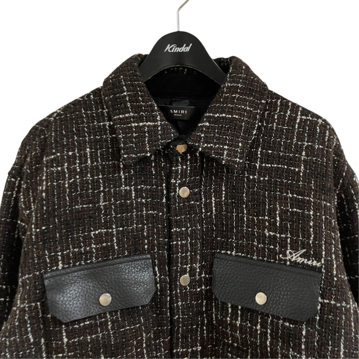 AMIRI(アミリ) ツイードパデッドオーバーシャツジャケット