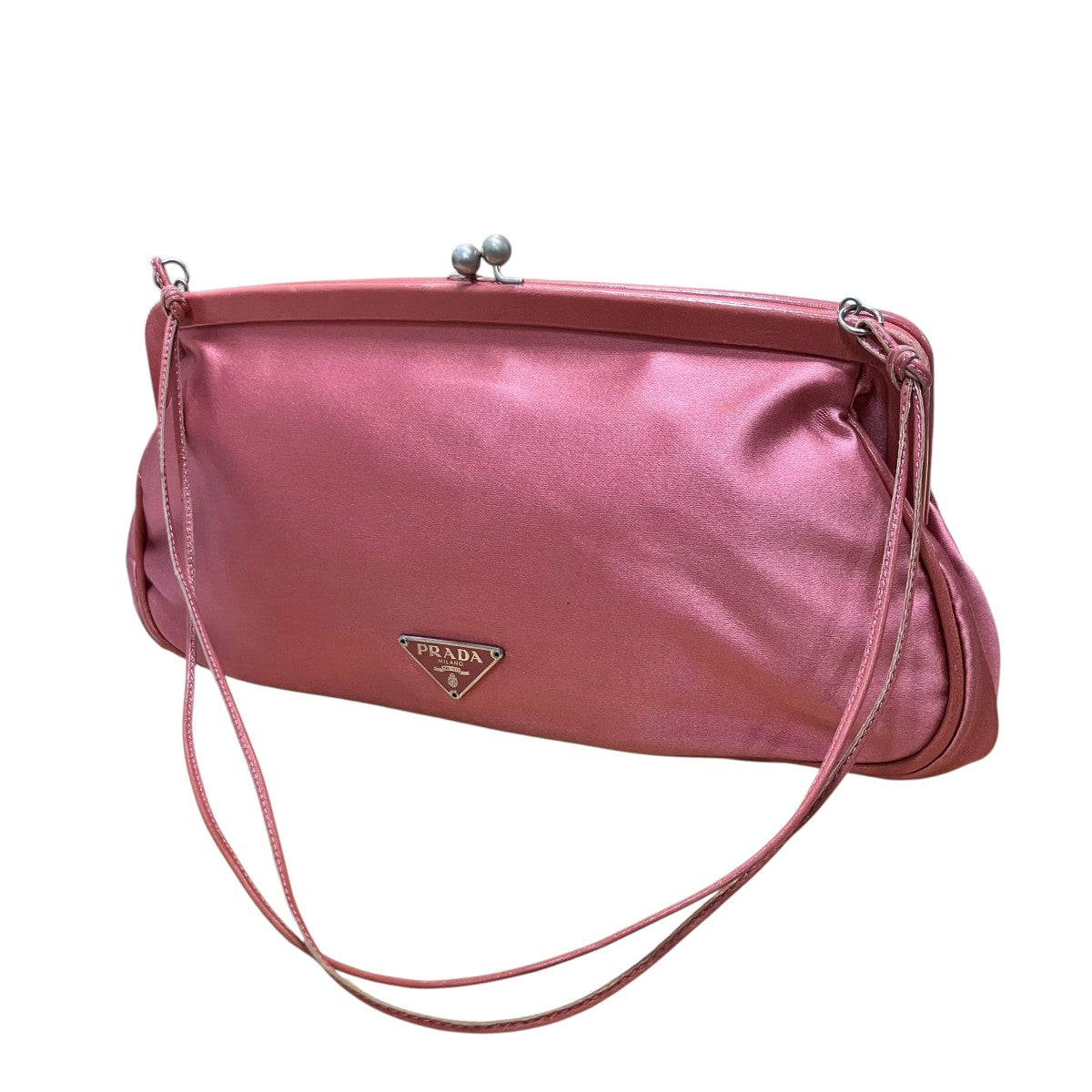 PRADA がま口ポーチ 古着・中古-1枚目のアイテム画像