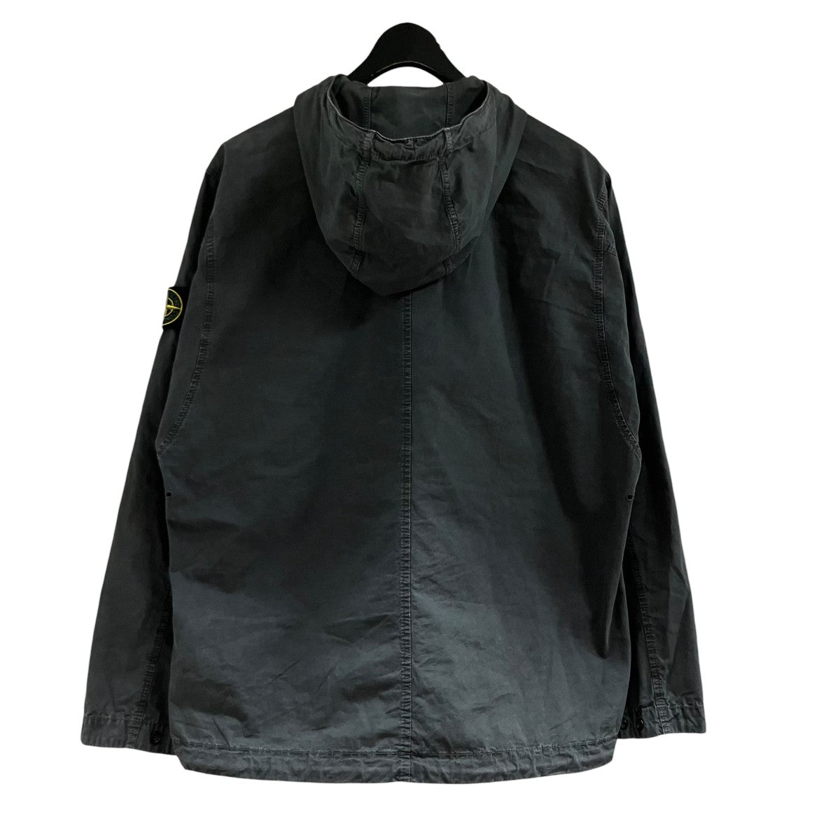 STONE ISLAND ガーメントダイハーフジップパーカー 古着・中古-3枚目のアイテム画像