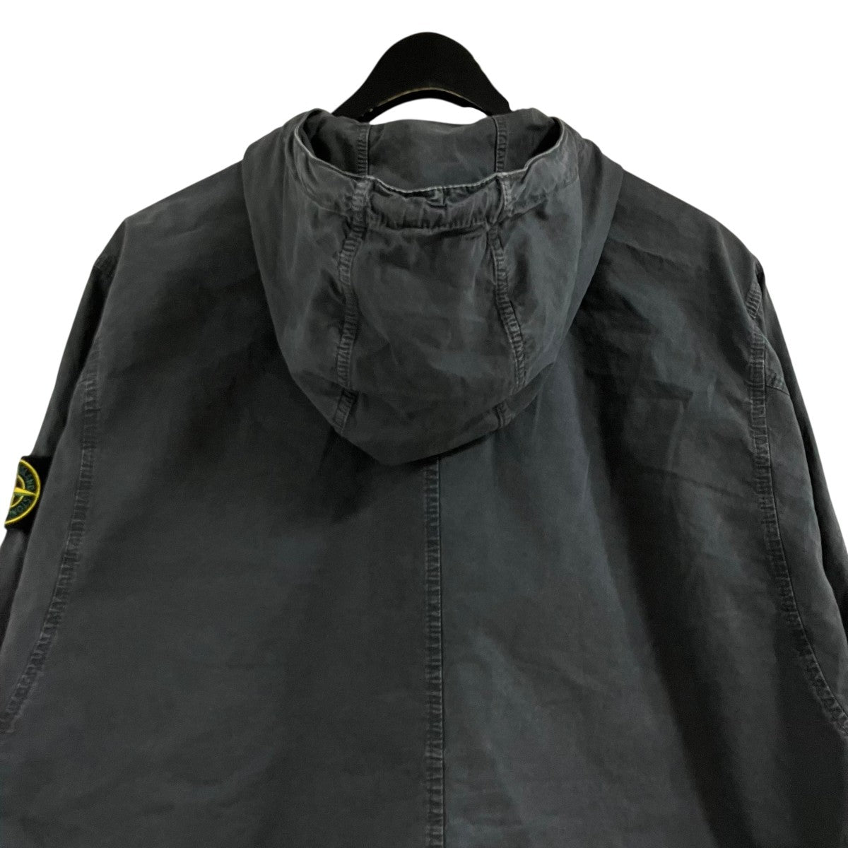STONE ISLAND ガーメントダイハーフジップパーカー 古着・中古-4枚目のアイテム画像