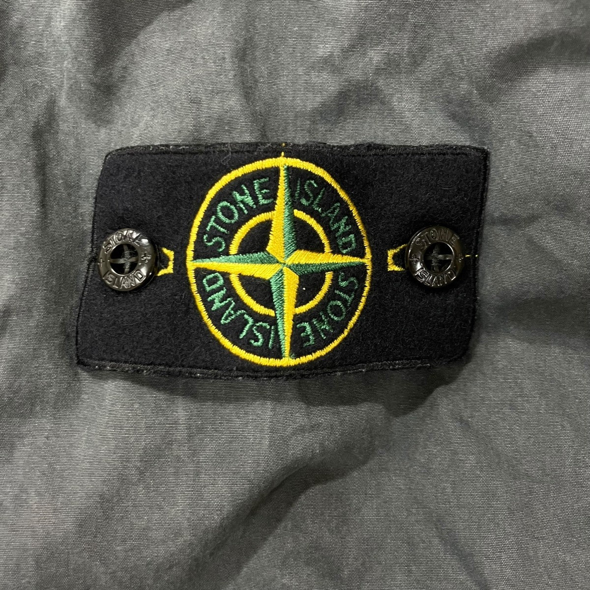 STONE ISLAND ガーメントダイハーフジップパーカー 古着・中古-8枚目のアイテム画像