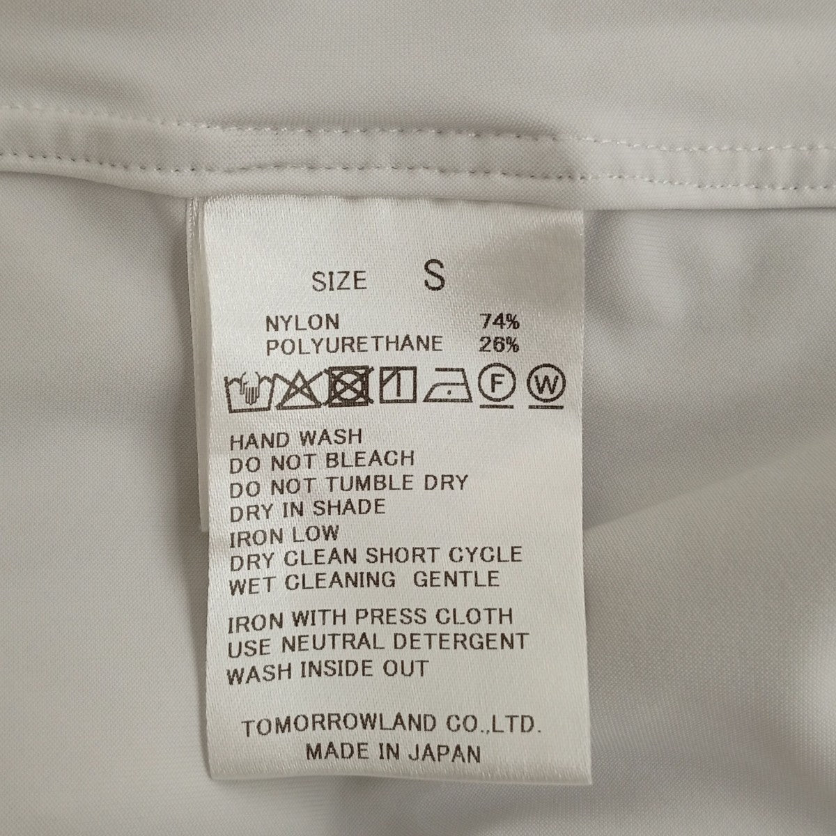 TOMORROW LAND×CANCLINI 25SSワイドスプレッドカラー ハーフスリーブ半袖シャツ61-05-52-05702 古着・中古-6枚目のアイテム画像