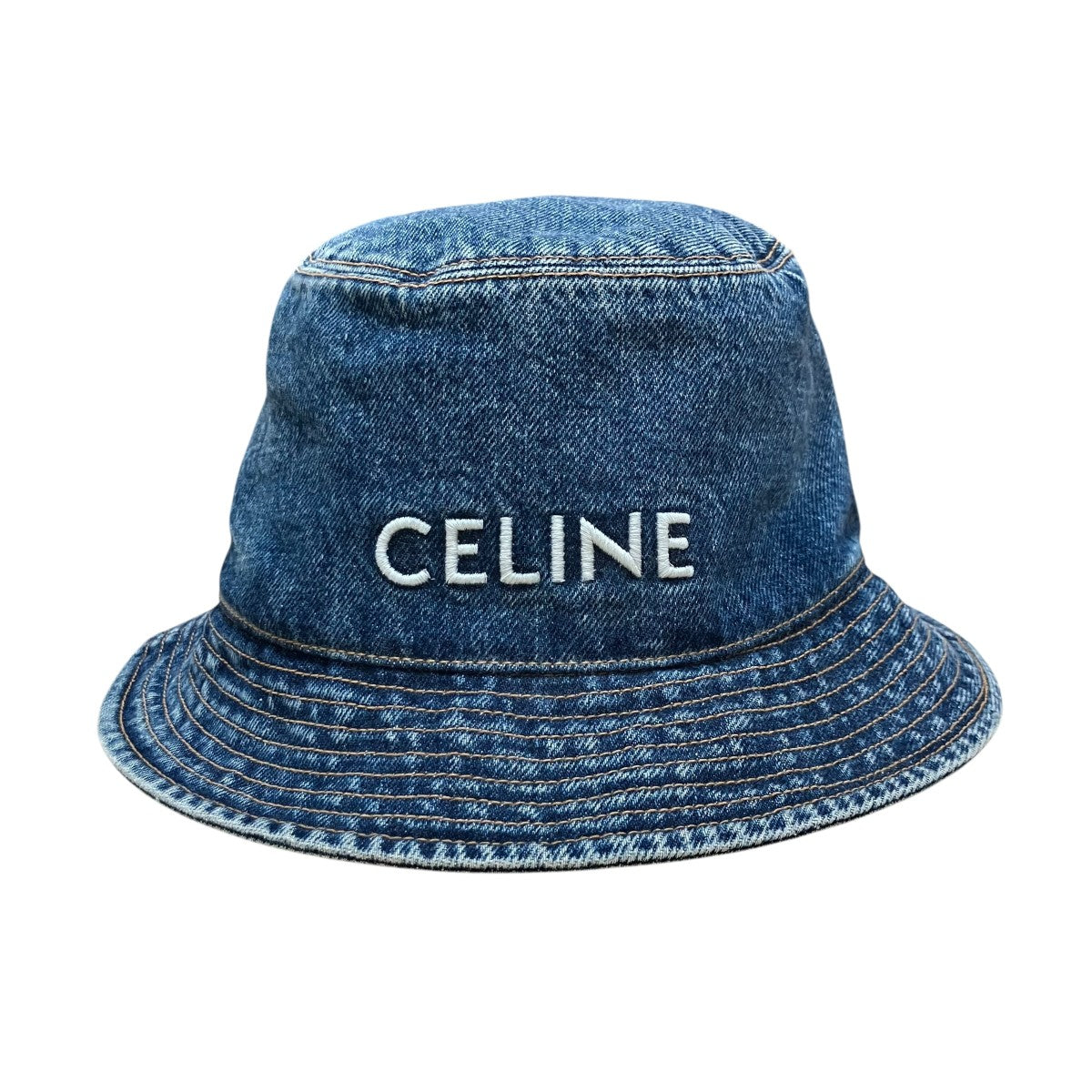 CELINE デニムバケットハット 古着・中古-2枚目のアイテム画像
