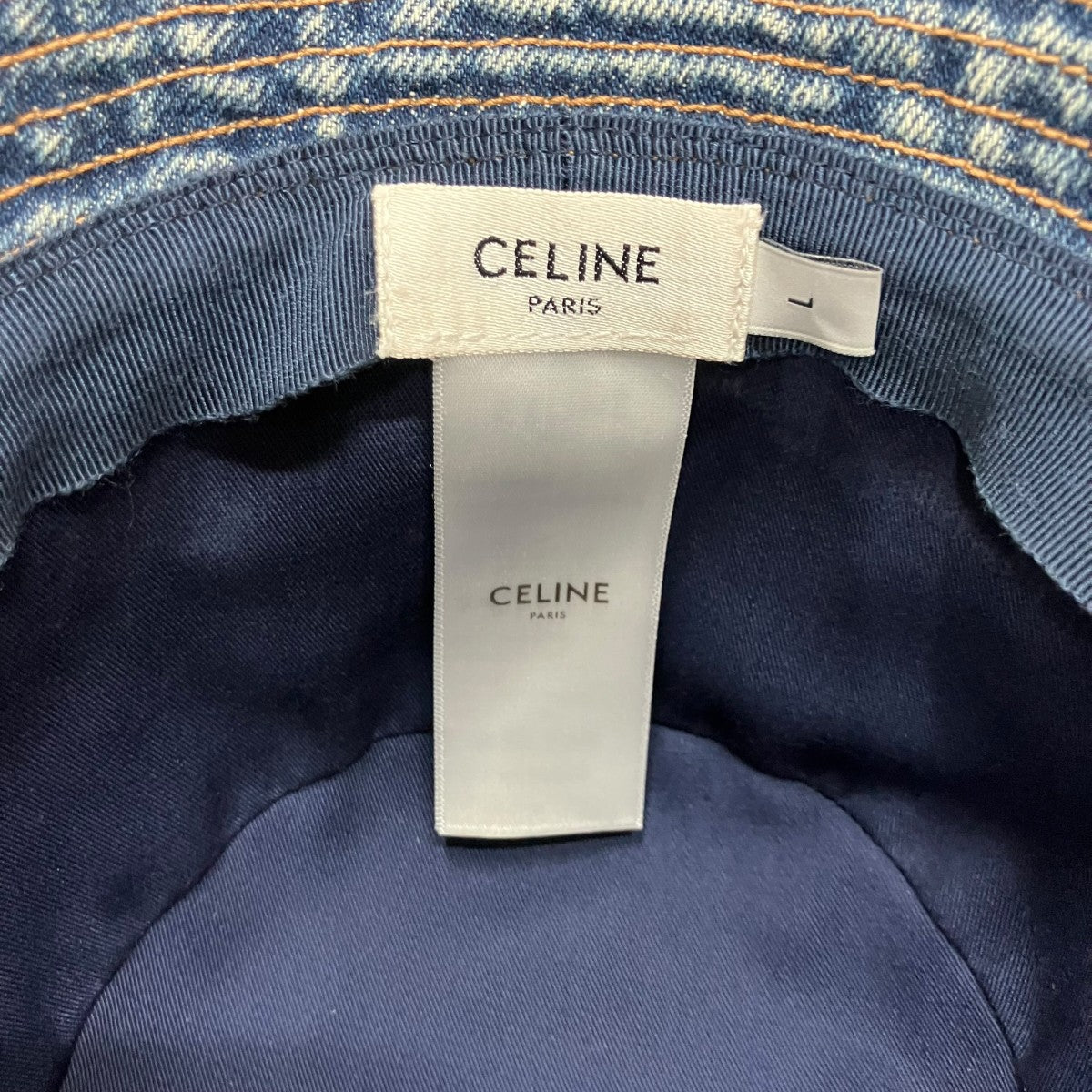 CELINE デニムバケットハット 古着・中古-7枚目のアイテム画像