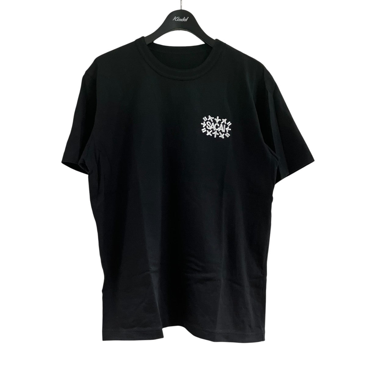 sacai ロゴ刺しゅうTシャツ 古着・中古-1枚目のアイテム画像