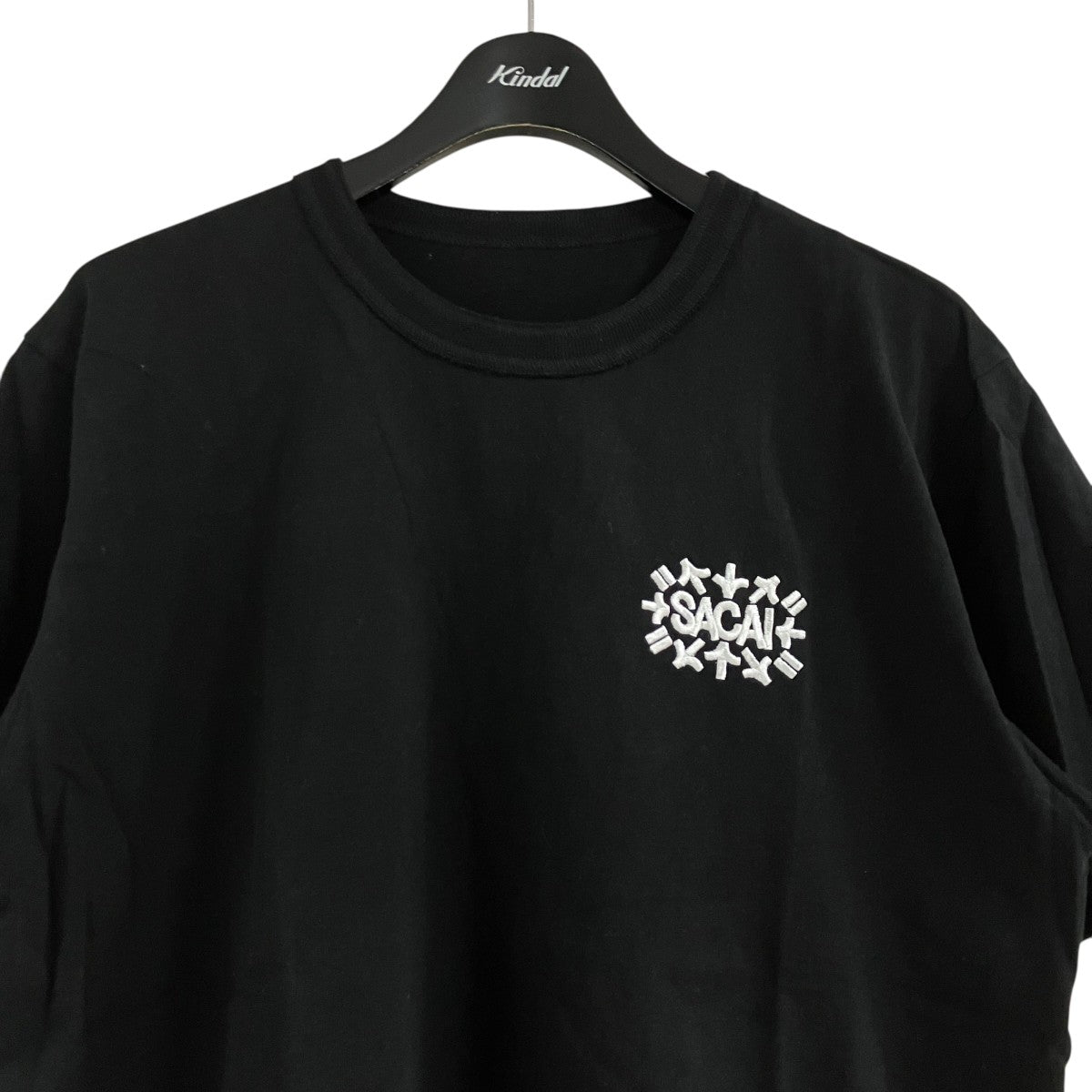 sacai ロゴ刺しゅうTシャツ 古着・中古-2枚目のアイテム画像