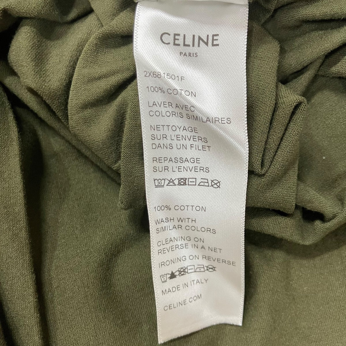 CELINE ロゴカットソー 古着・中古-7枚目のアイテム画像