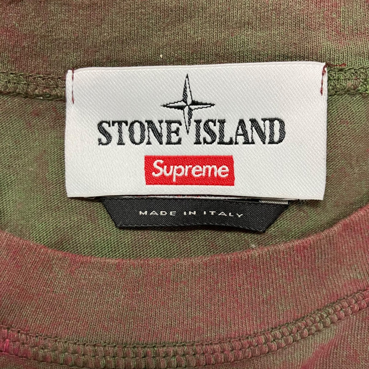 STONE ISLAND×Supreme ガーメントダイTシャツ 古着・中古-5枚目のアイテム画像