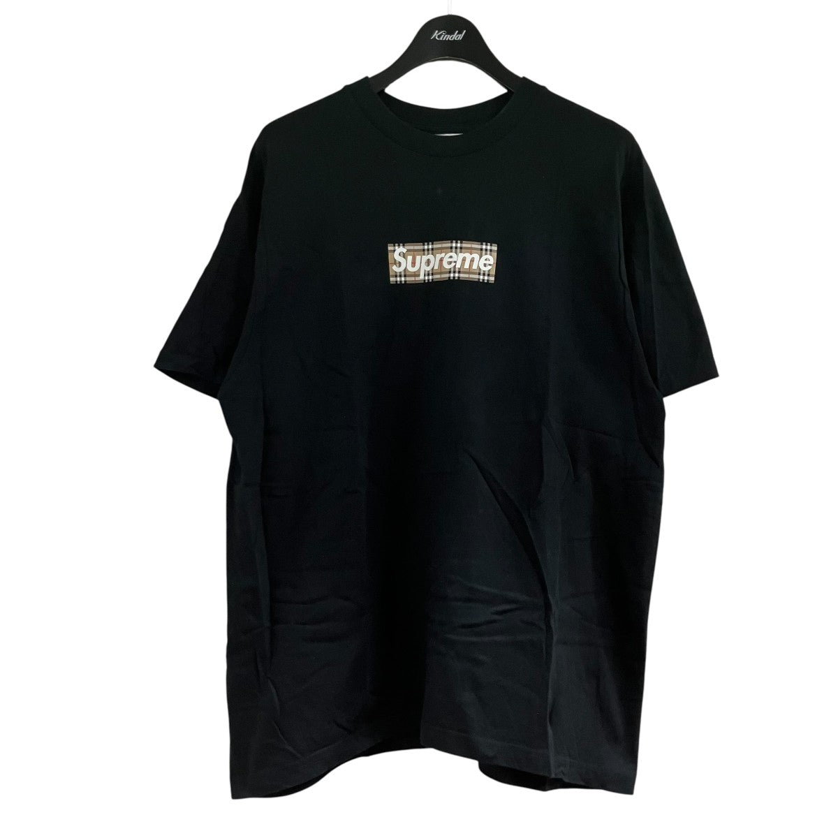 Supreme×BURBERRY ボックスロゴTシャツ 古着・中古-1枚目のアイテム画像