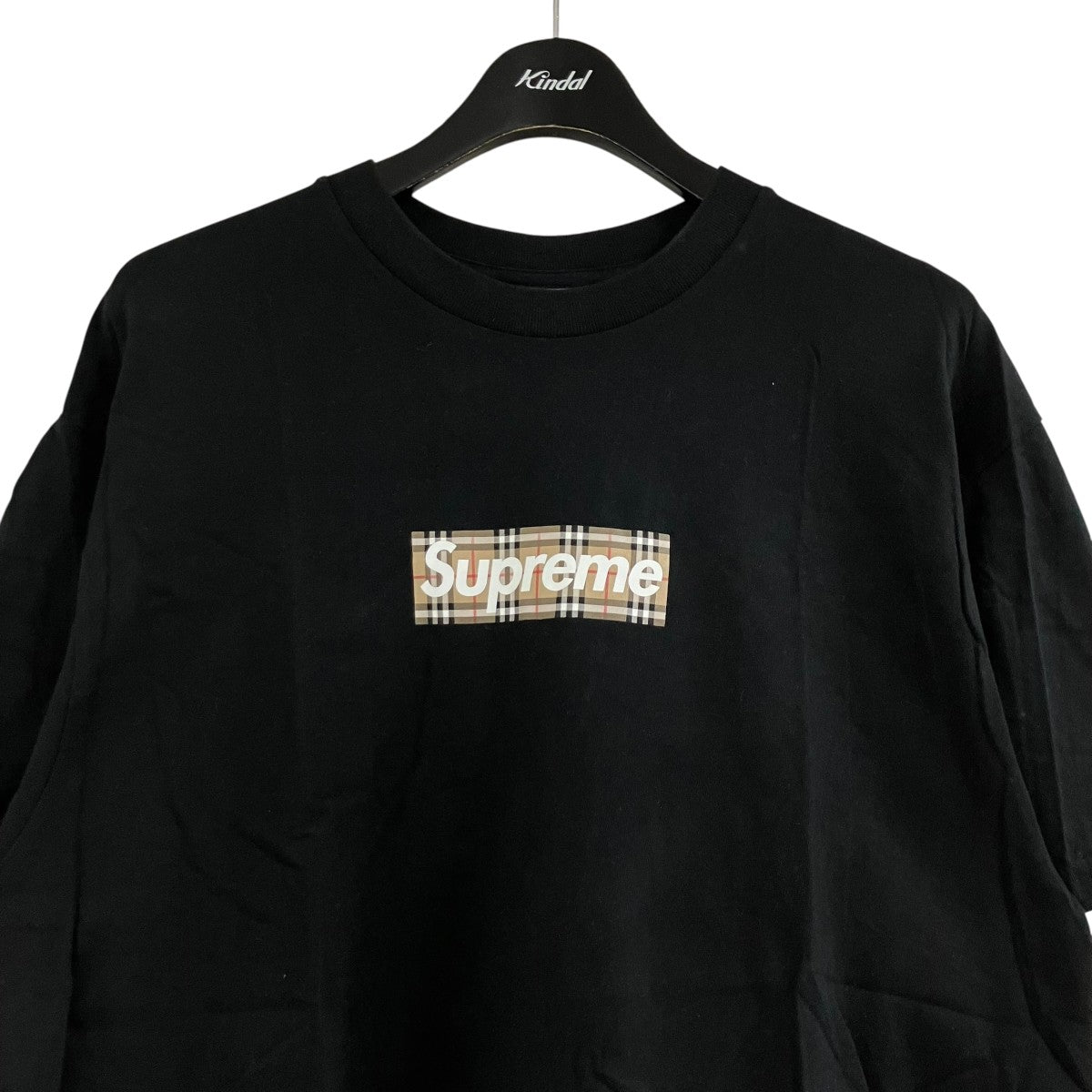 Supreme×BURBERRY ボックスロゴTシャツ 古着・中古-2枚目のアイテム画像