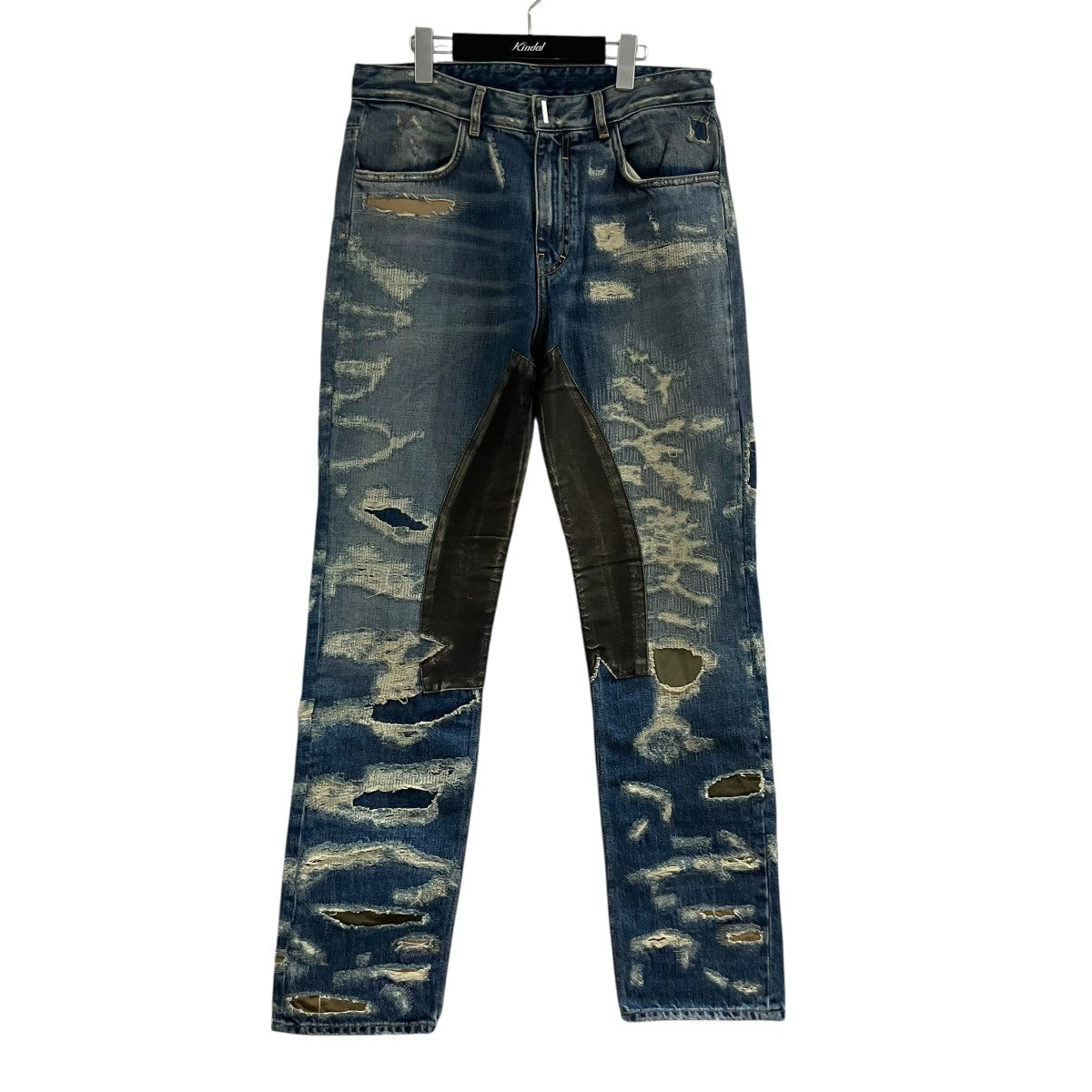GIVENCHY モールスキンデストロイ加工デニムパンツ 古着・中古-1枚目のアイテム画像