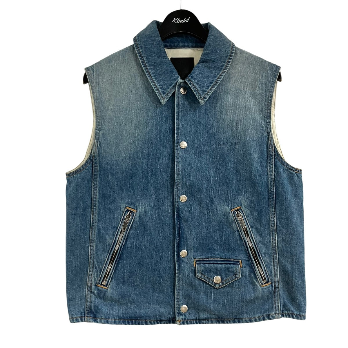 GIVENCHY デニムベスト 古着・中古-1枚目のアイテム画像