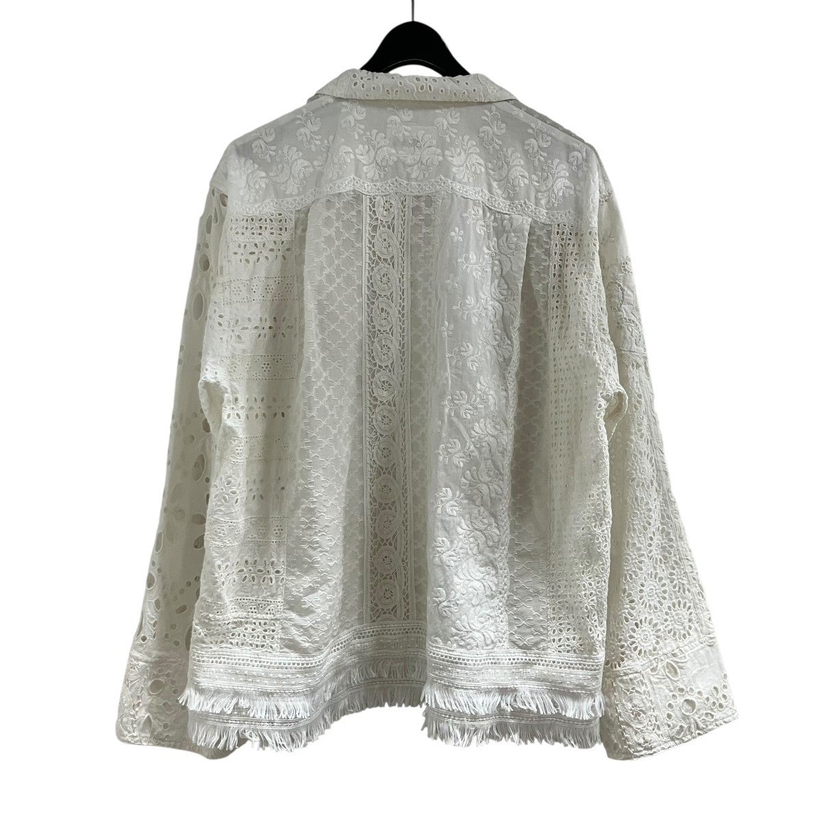 MOLLY フラワーレースシャツ 古着・中古-3枚目のアイテム画像