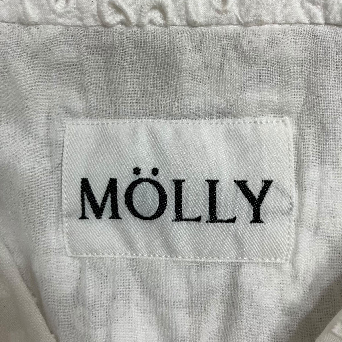 MOLLY フラワーレースシャツ 古着・中古-5枚目のアイテム画像