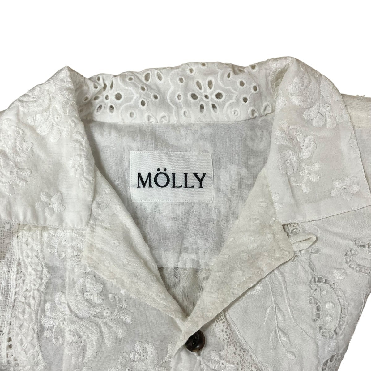 MOLLY フラワーレースシャツ 古着・中古-7枚目のアイテム画像