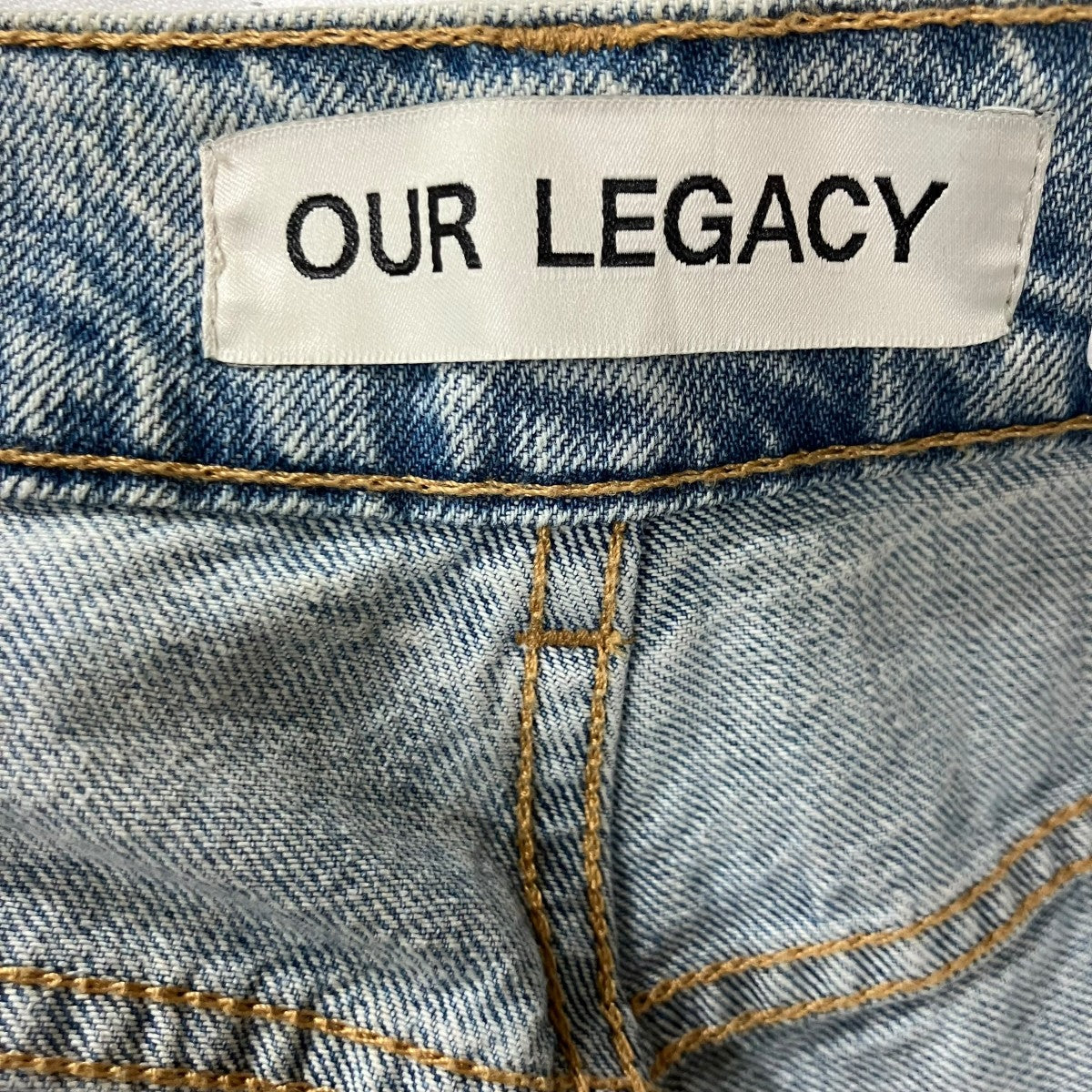 OUR LEGACY ハーフカットデニムパンツ 古着・中古-6枚目のアイテム画像