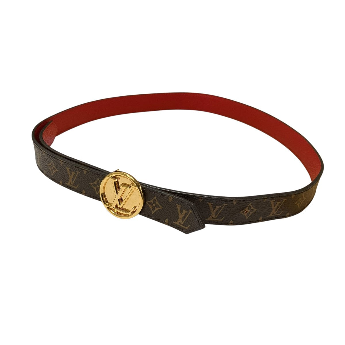 LOUIS VUITTON モノグラム LVサークル サンチュール リバーシブルベルト 古着・中古-1枚目のアイテム画像