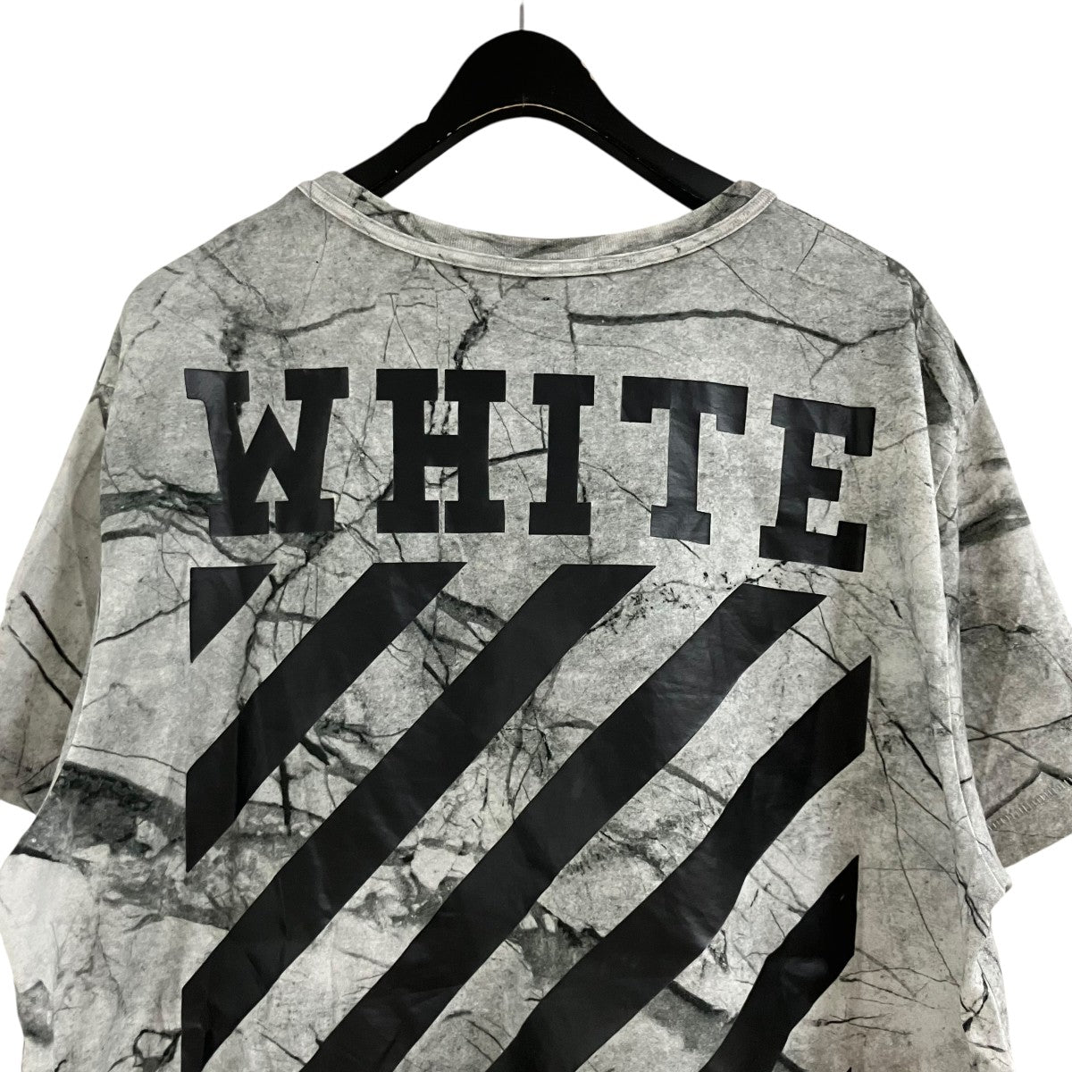 OFFWHITE Caravaggio MarbleプリントTシャツ 古着・中古-4枚目のアイテム画像
