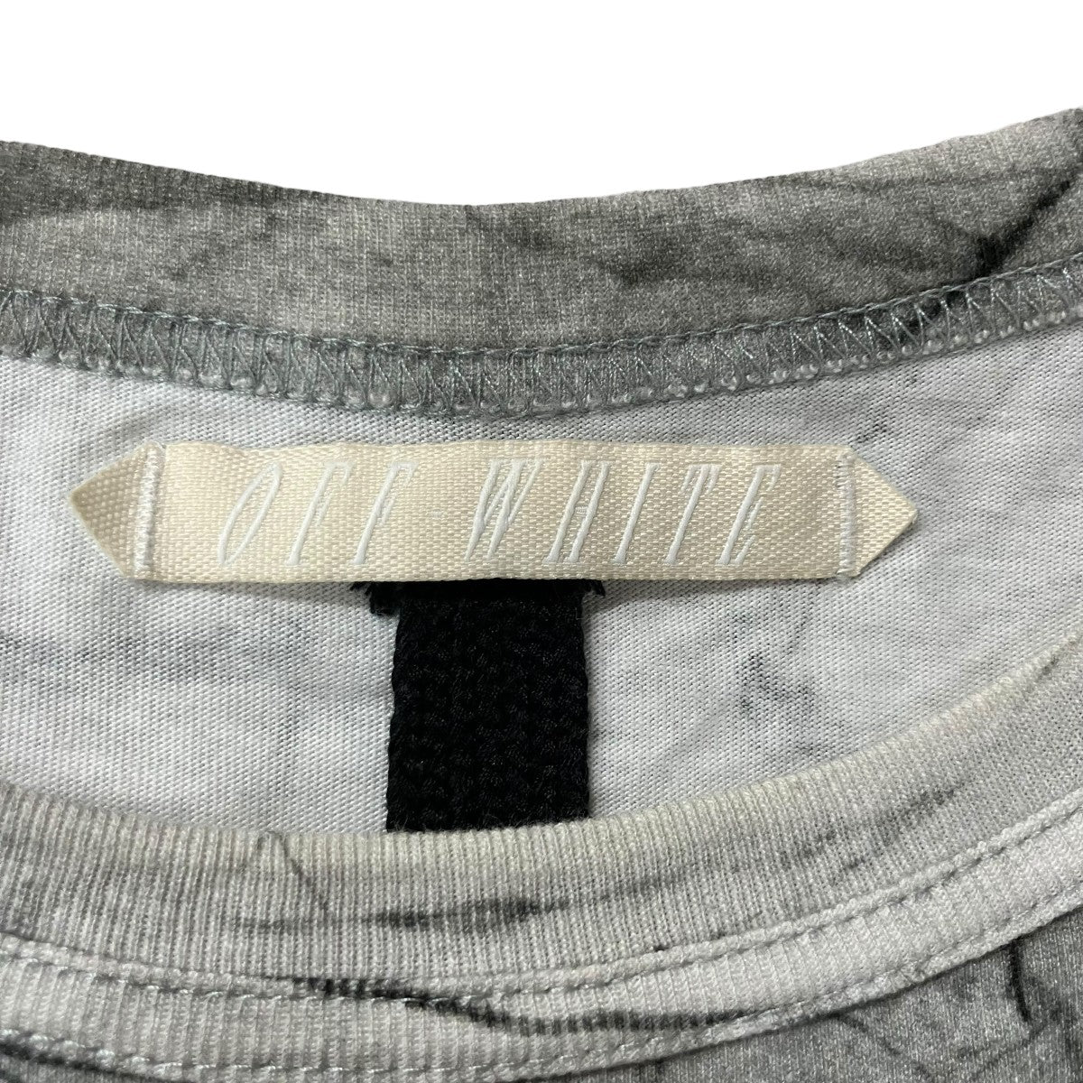 OFFWHITE Caravaggio MarbleプリントTシャツ 古着・中古-5枚目のアイテム画像