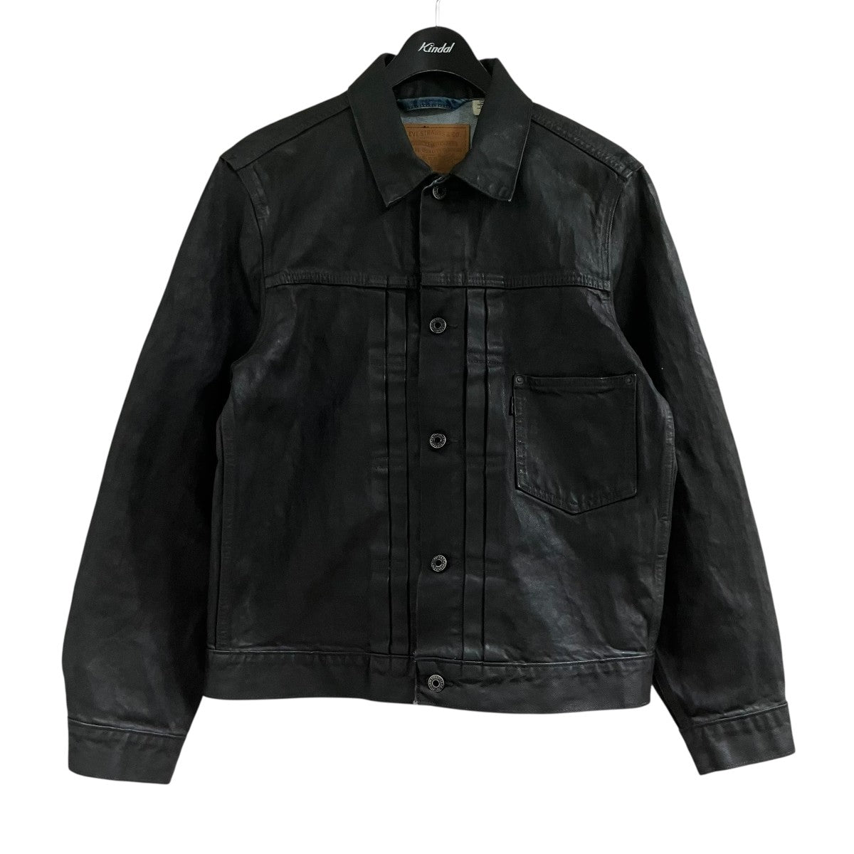 LEVI’S×BIOTOP コーティングデニムトラッカージャケット 古着・中古-1枚目のアイテム画像