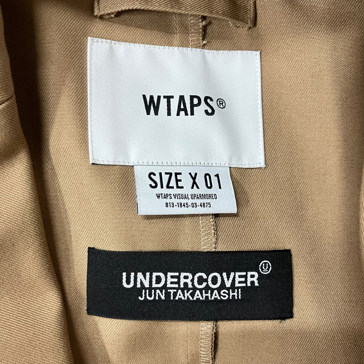 WTAPS×UNDERCOVER ワークジャケット 古着・中古-5枚目のアイテム画像