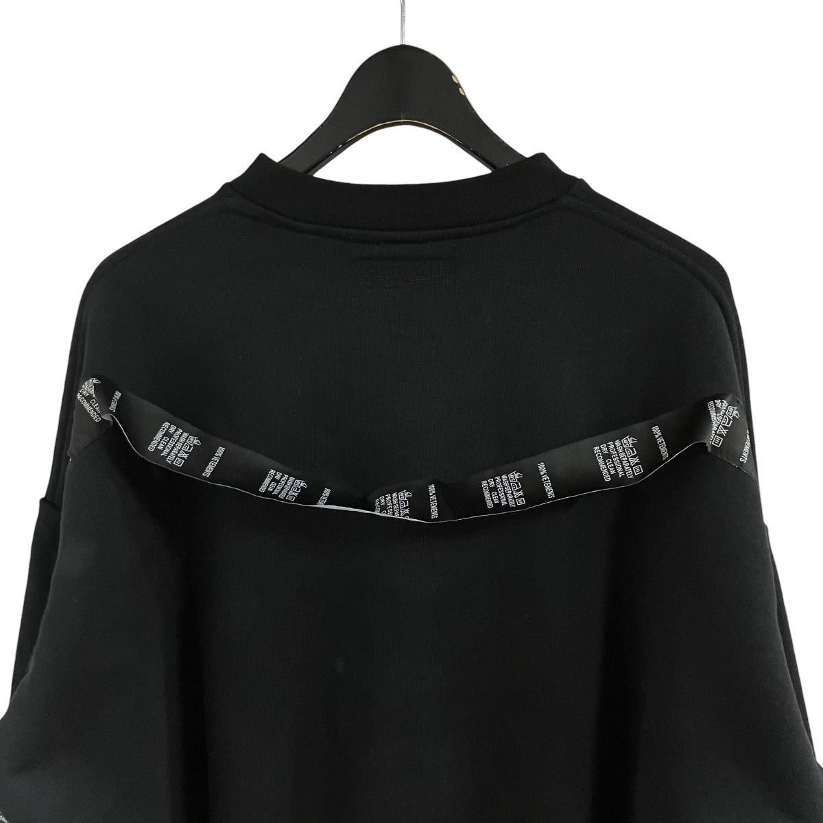 VETEMENTS テープロゴスウェット 古着・中古-4枚目のアイテム画像
