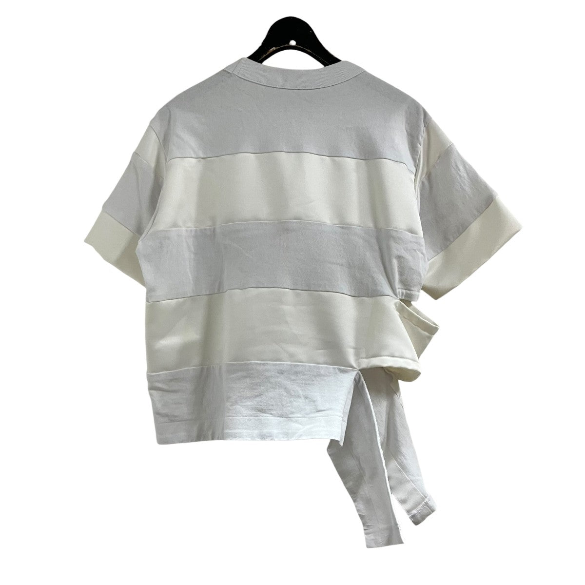 sacai ドッキング切替ボーダーカットソー 古着・中古-3枚目のアイテム画像