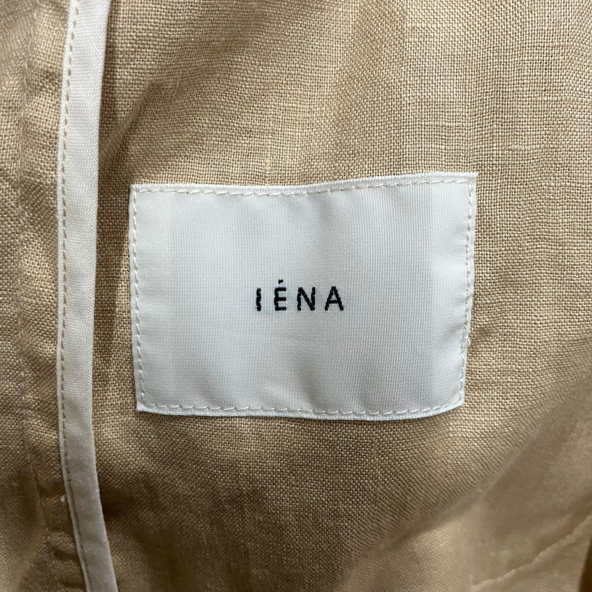 IENA ウォッシャブル ソフトリネン2Bジャケット 古着・中古-5枚目のアイテム画像