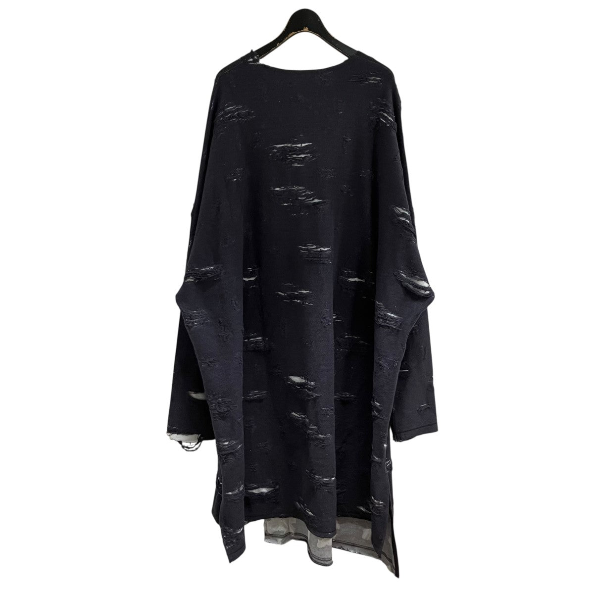 sulvam クラッシュ加工スウェットワンピース 古着・中古-3枚目のアイテム画像