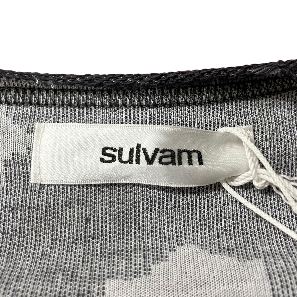 sulvam クラッシュ加工スウェットワンピース 古着・中古-5枚目のアイテム画像