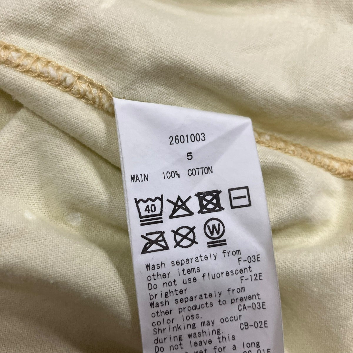 CONCAUSE ペイント加工Tシャツ 古着・中古-6枚目のアイテム画像