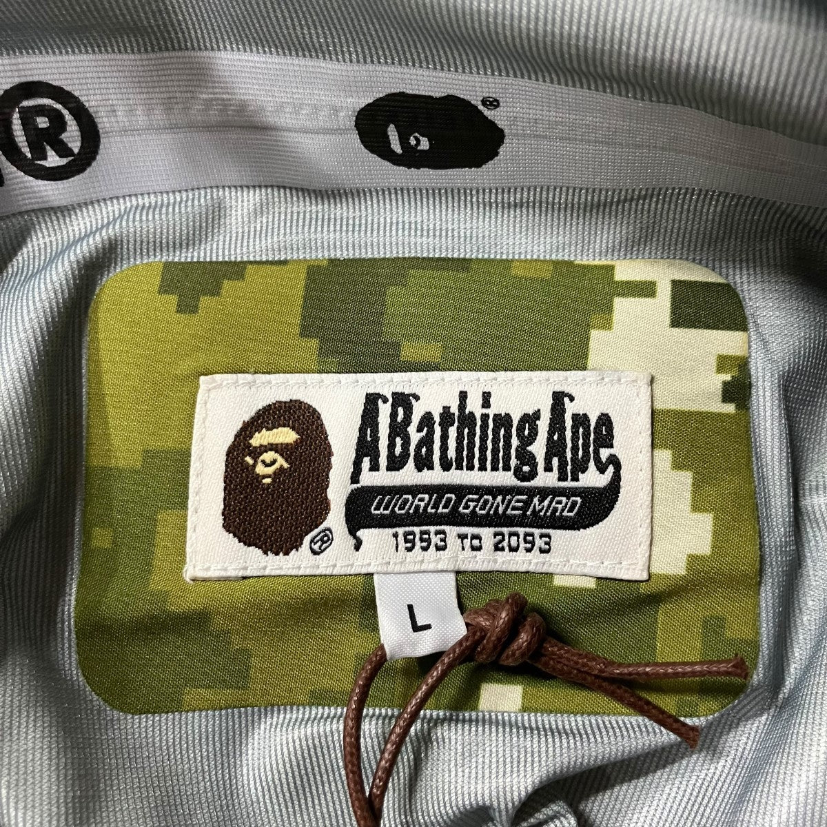A BATHING APE ピクセルカモスノーボード2レイヤージャケット 古着・中古-5枚目のアイテム画像