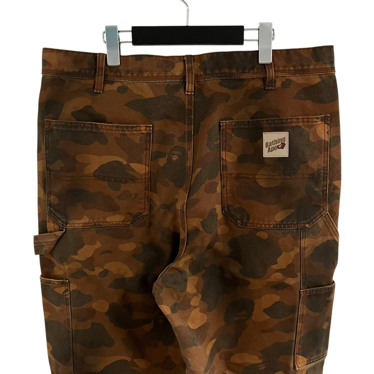 A BATHING APE ソリッドファーストカモ ガーメントダイリラックスフィットパンツ 古着・中古-4枚目のアイテム画像