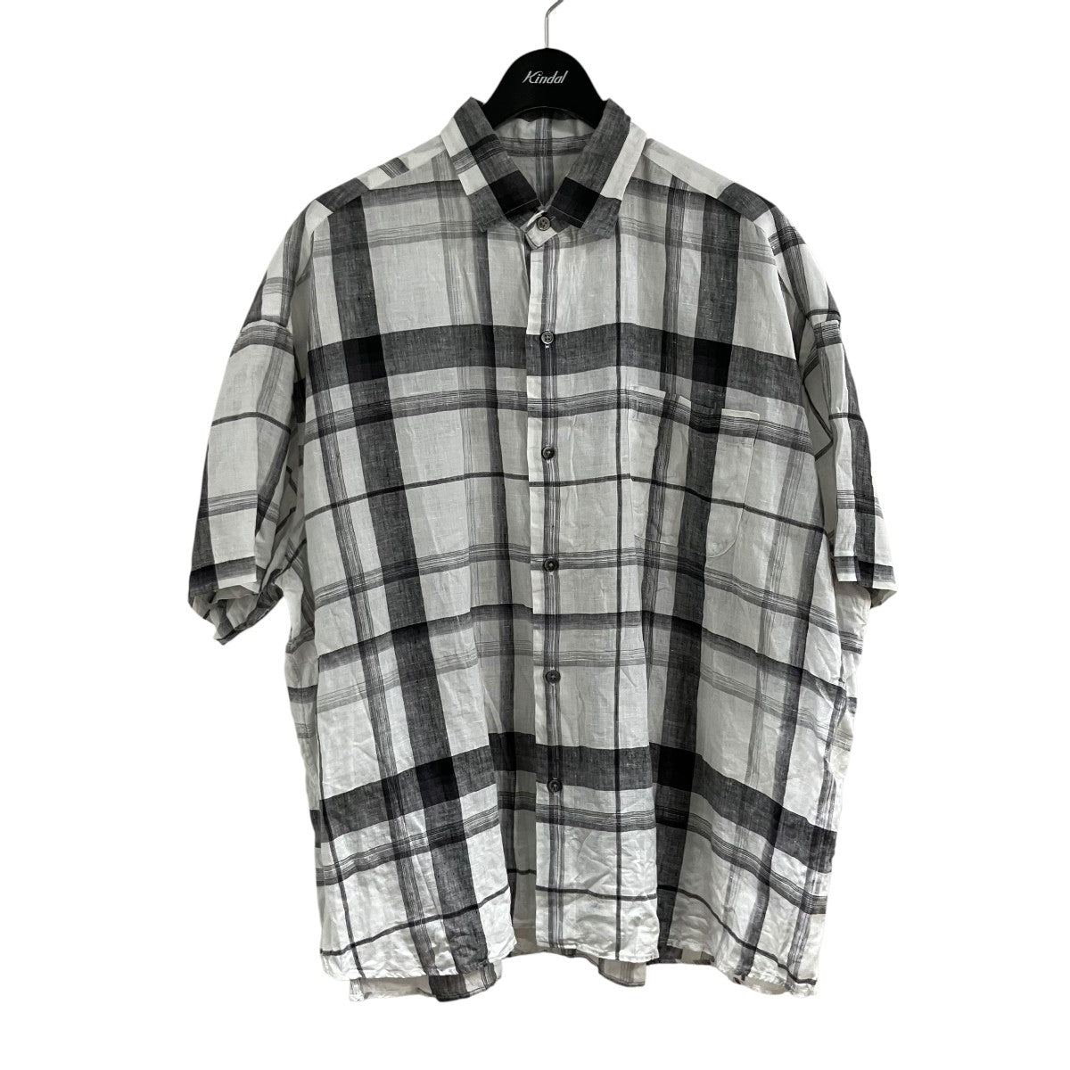 Porter Classic 半袖チェックシャツ 古着・中古-1枚目のアイテム画像