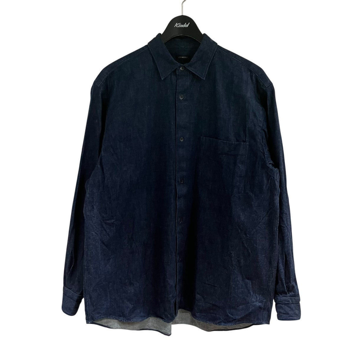 COMOLI デニムシャツ 古着・中古-1枚目のアイテム画像