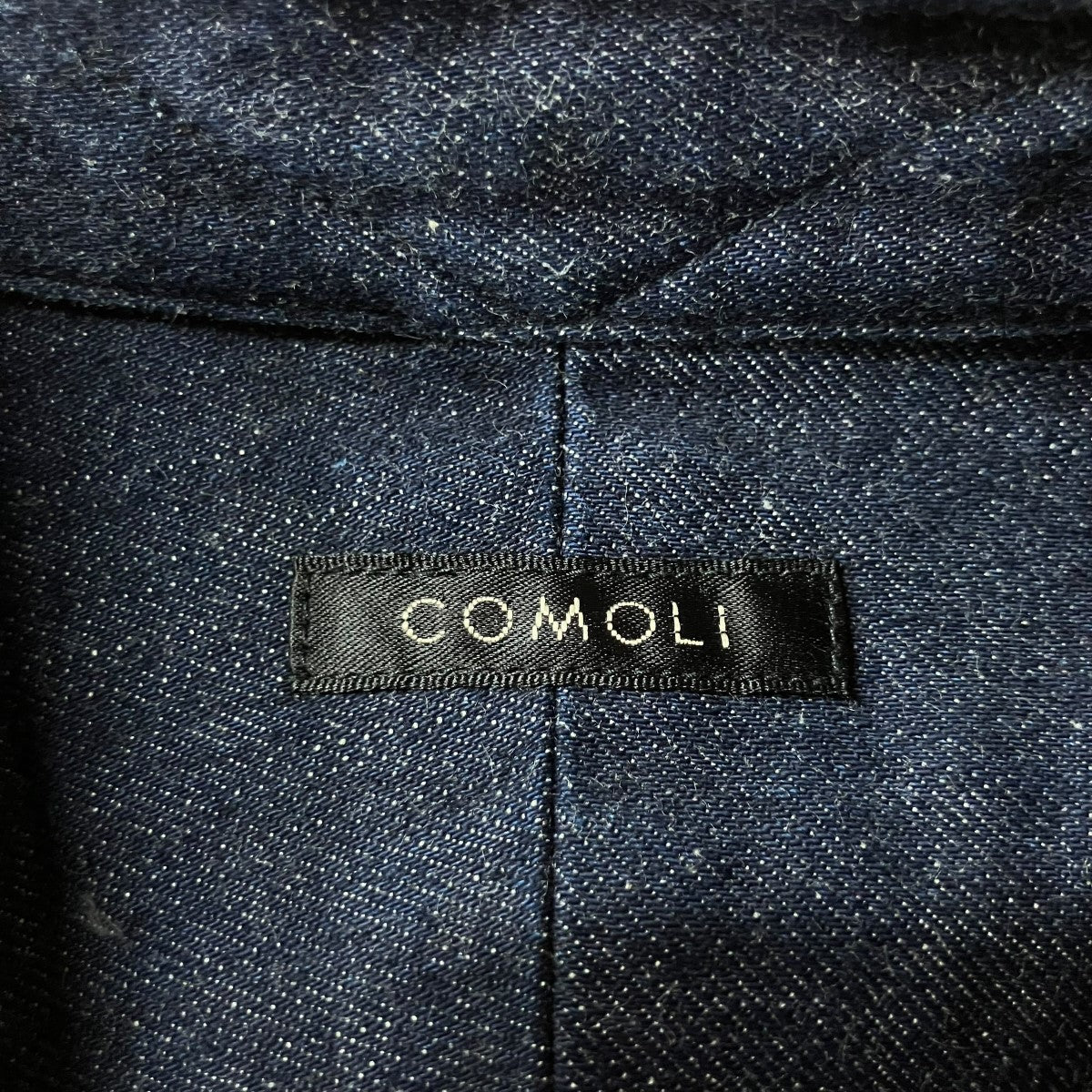 COMOLI デニムシャツ 古着・中古-5枚目のアイテム画像