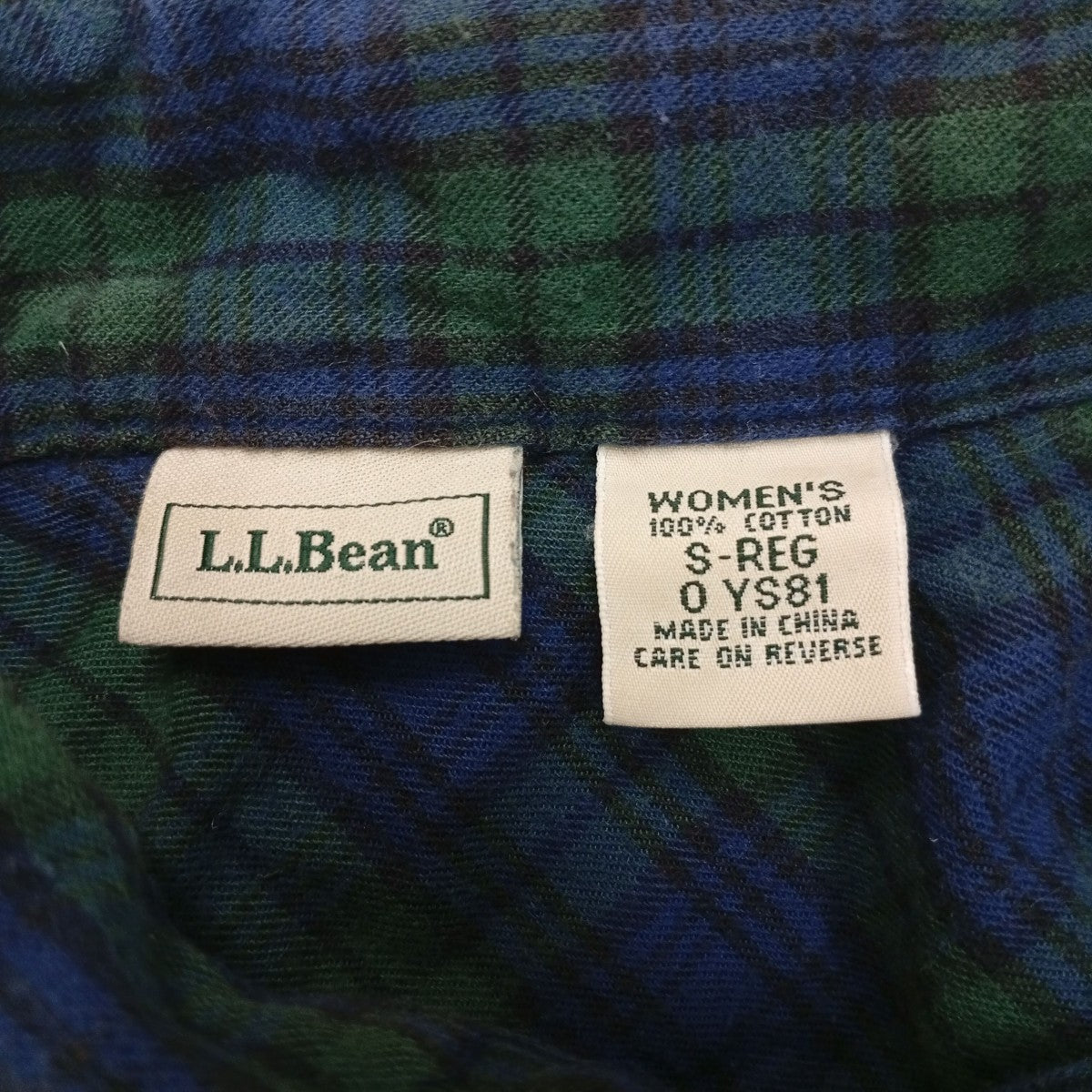 L．L．Bean チェックワンピース 古着・中古-3枚目のアイテム画像